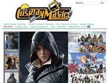 Tablet Screenshot of cosplaymagic.com
